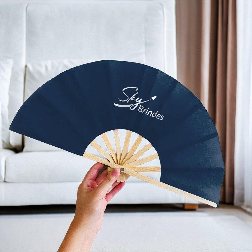 Leque Personalizado BE1041 na cor Único, brinde personalizado Sky Brindes