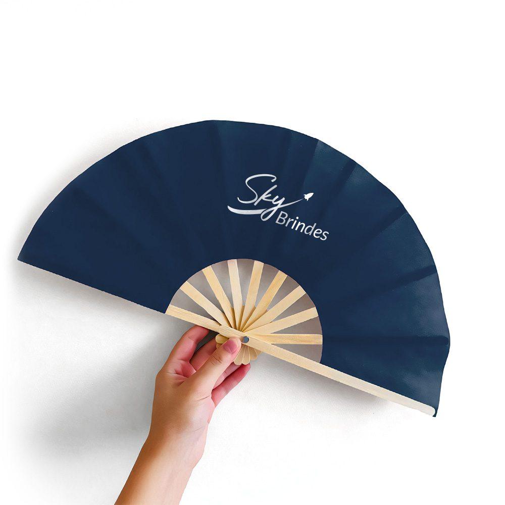 Leque Personalizado BE1041 na cor Único, brinde personalizado Sky Brindes
