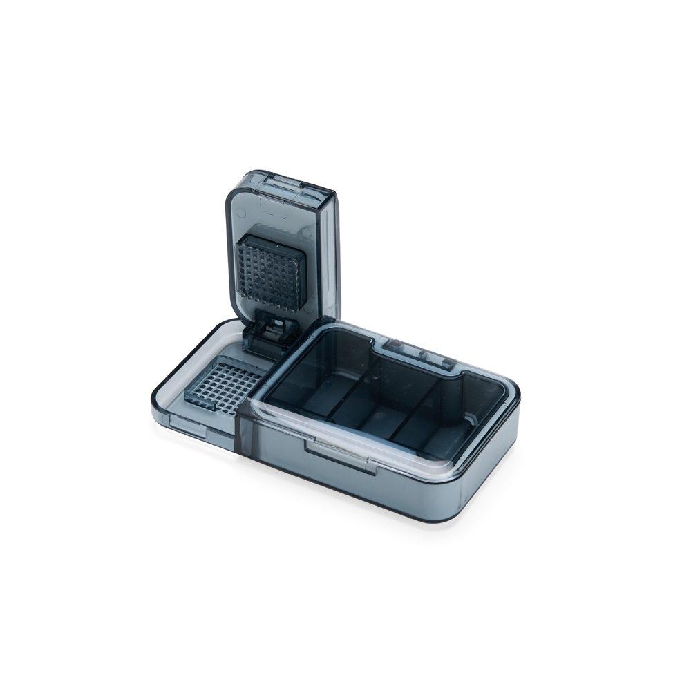 Porta Comprimidos BE1043 na cor Azul, brinde personalizado Sky Brindes