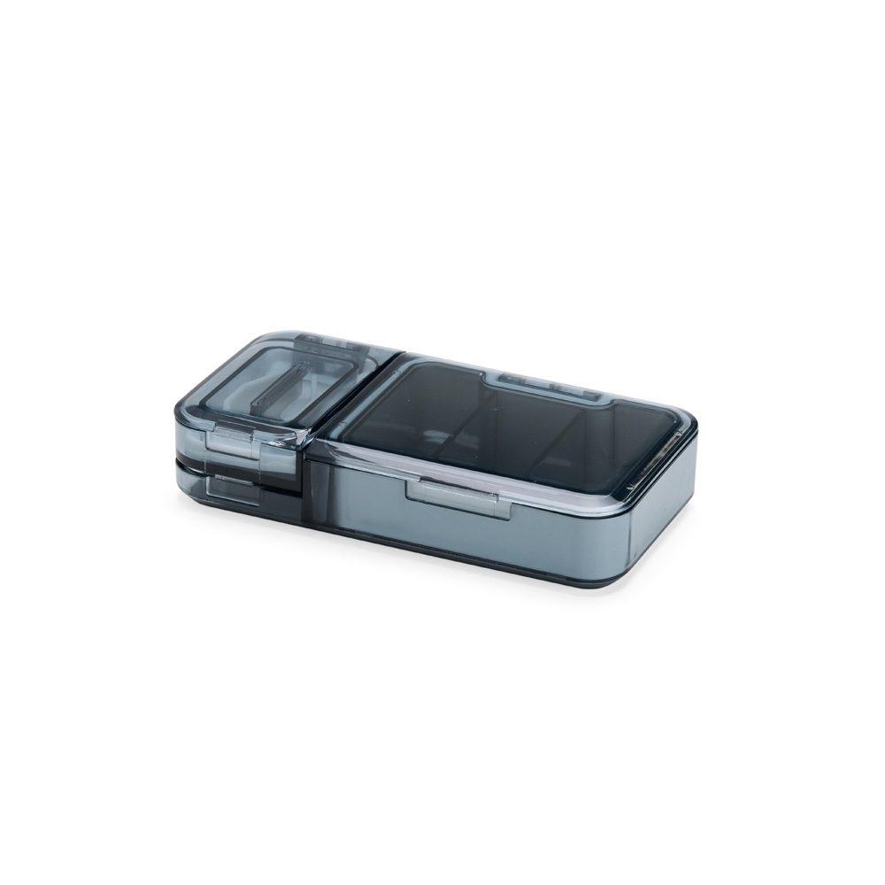 Porta Comprimidos BE1043 na cor Azul, brinde personalizado Sky Brindes
