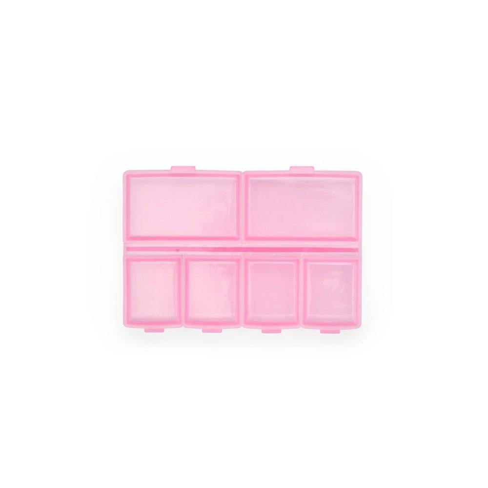 Porta Comprimidos BE1045 na cor Rosa, brinde personalizado Sky Brindes