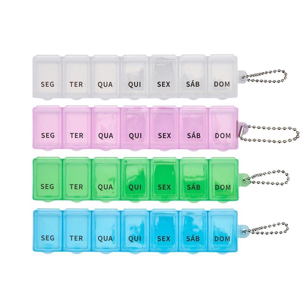 Porta Comprimidos BE1046 na cor Verde, brinde personalizado Sky Brindes