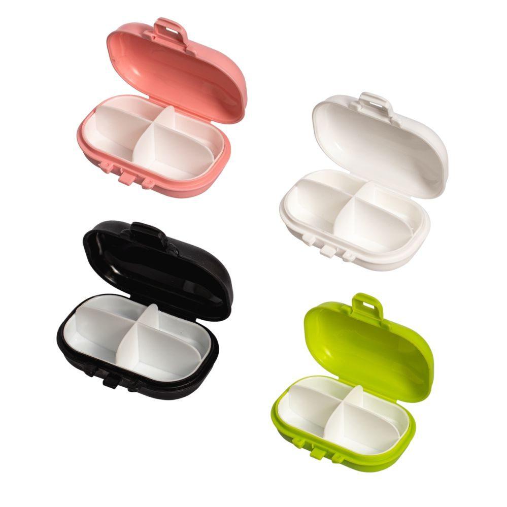 Porta-Comprimidos Plástico BE1047 na cor Branco, brinde personalizado Sky Brindes