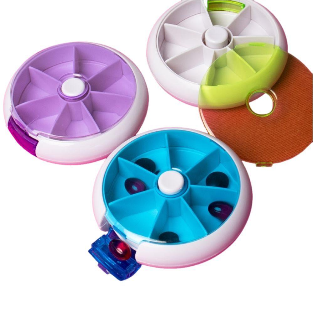 Porta-Comprimidos Plástico BE1048 na cor Roxo, brinde personalizado Sky Brindes