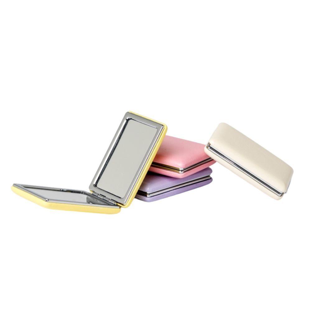 Espelho de Vidro BL1052 na cor Amarelo, brinde personalizado Sky Brindes