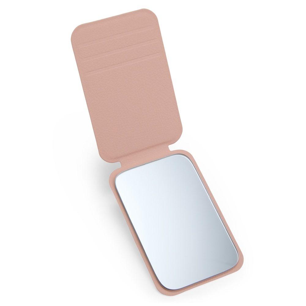 Espelho de Bolso BL1056 na cor Branco, brinde personalizado Sky Brindes