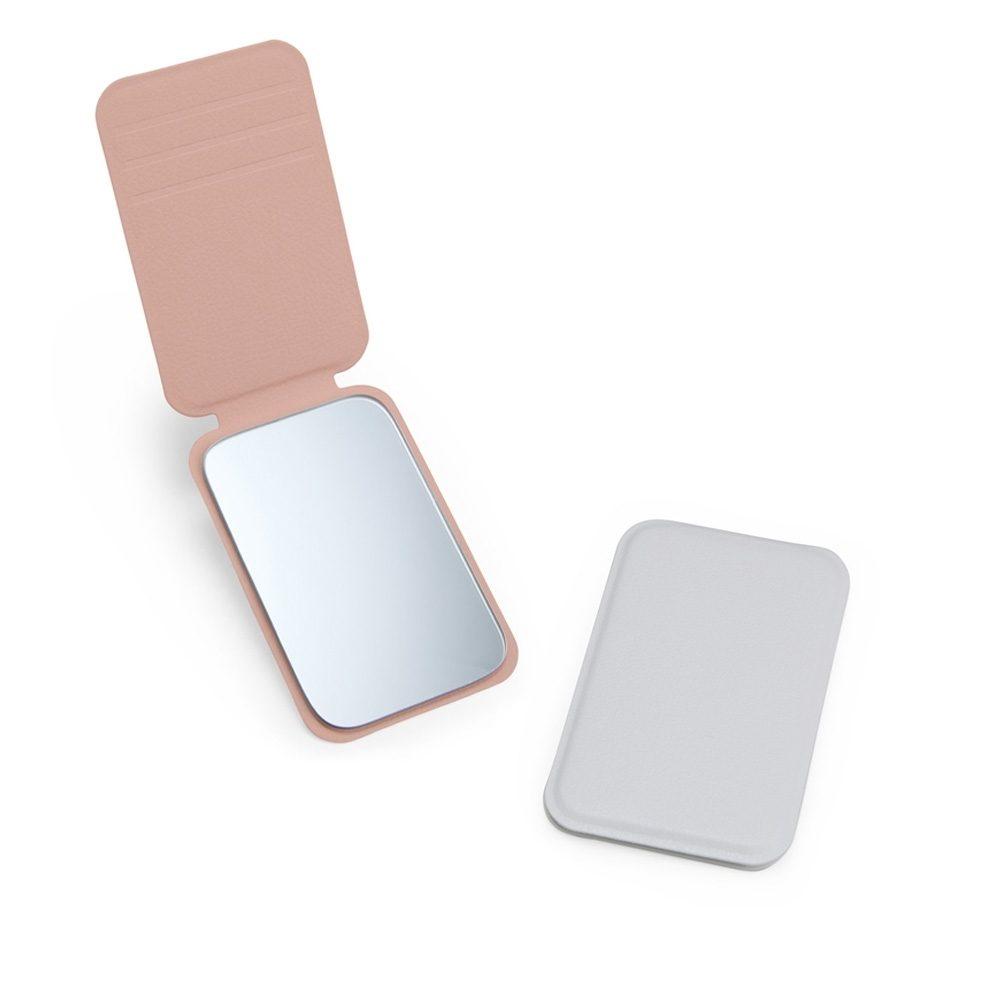 Espelho de Bolso BL1056 na cor Branco, brinde personalizado Sky Brindes