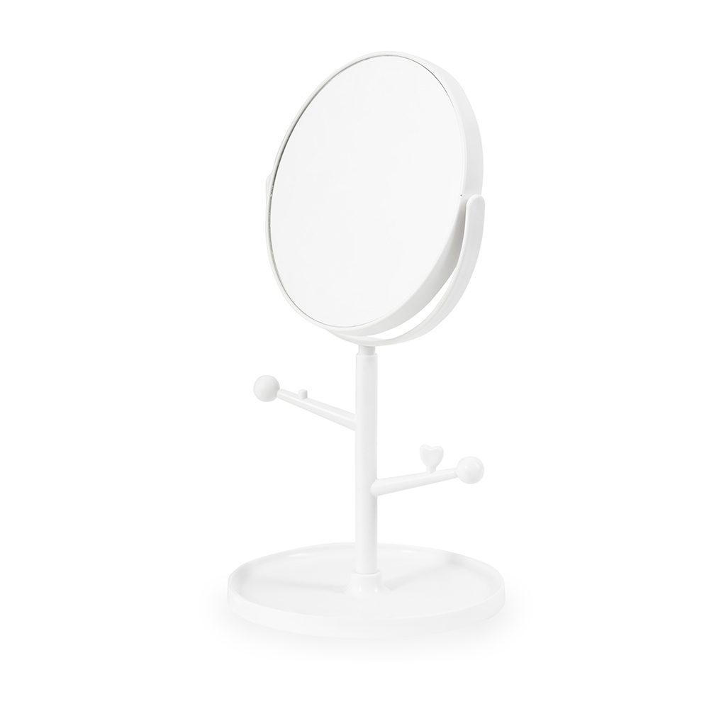 Espelho de Mesa BL1060 na cor Branco, brinde personalizado Sky Brindes