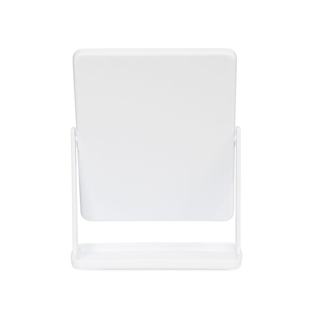 Espelho retangular de plástico BL1089 na cor Branco, brinde personalizado Sky Brindes