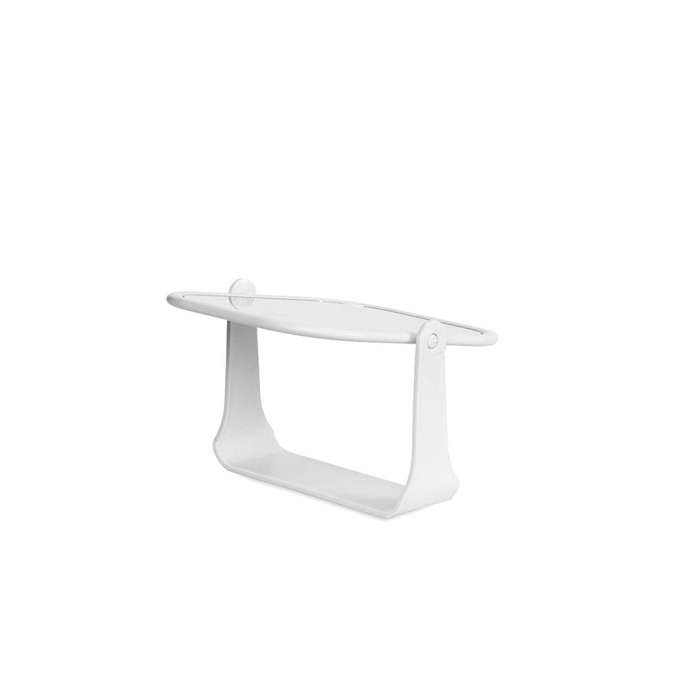 Espelho de mesa plástico BL1091 na cor Branco, brinde personalizado Sky Brindes