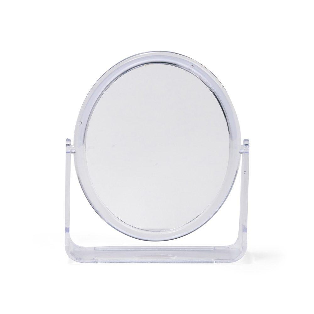 Espelho de mesa oval plástico BL1096 na cor Transparente, brinde personalizado Sky Brindes