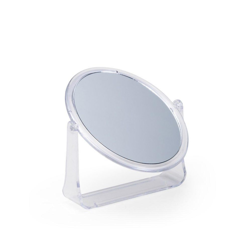 Espelho de mesa oval plástico BL1096 na cor Transparente, brinde personalizado Sky Brindes