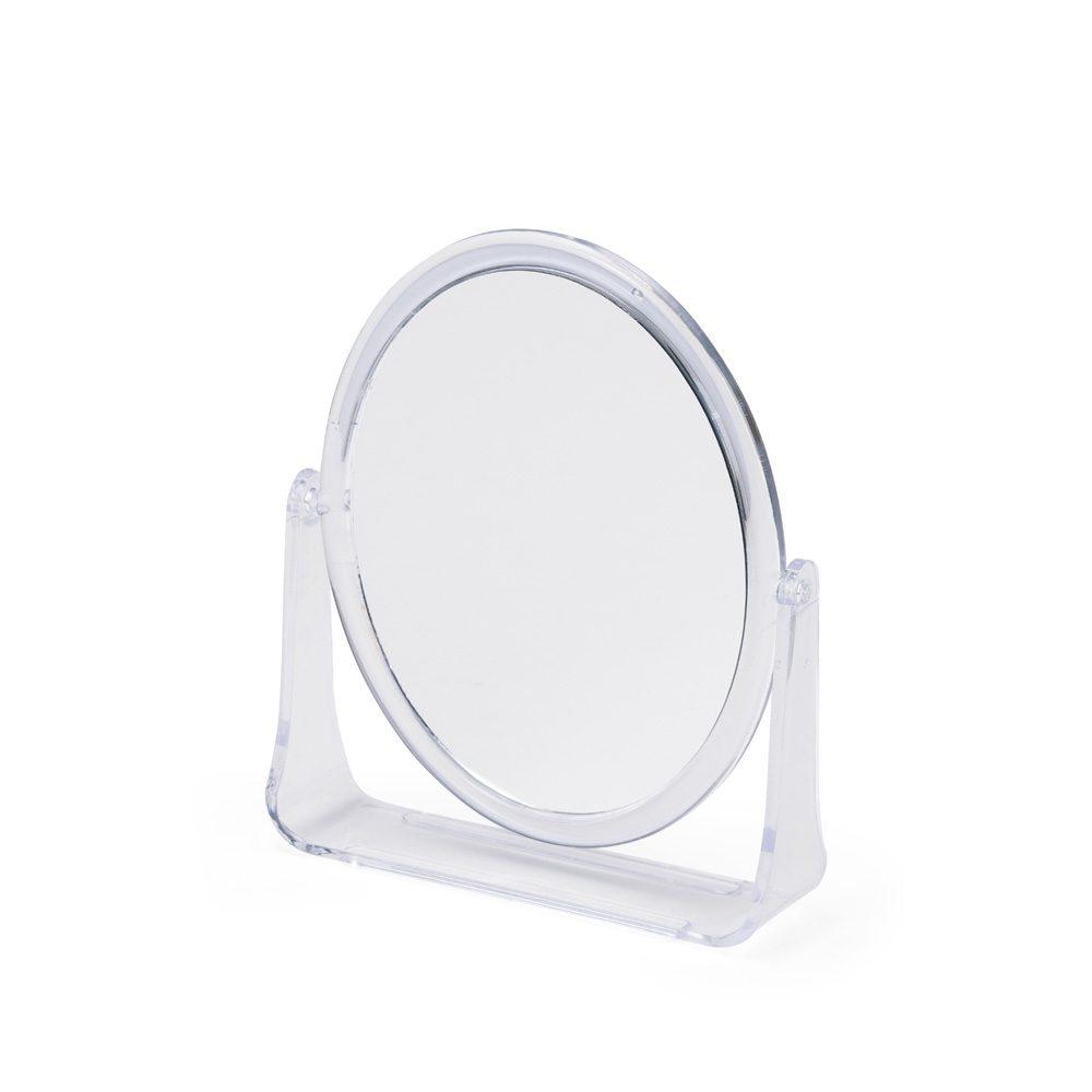 Espelho de mesa oval plástico BL1096 na cor Transparente, brinde personalizado Sky Brindes