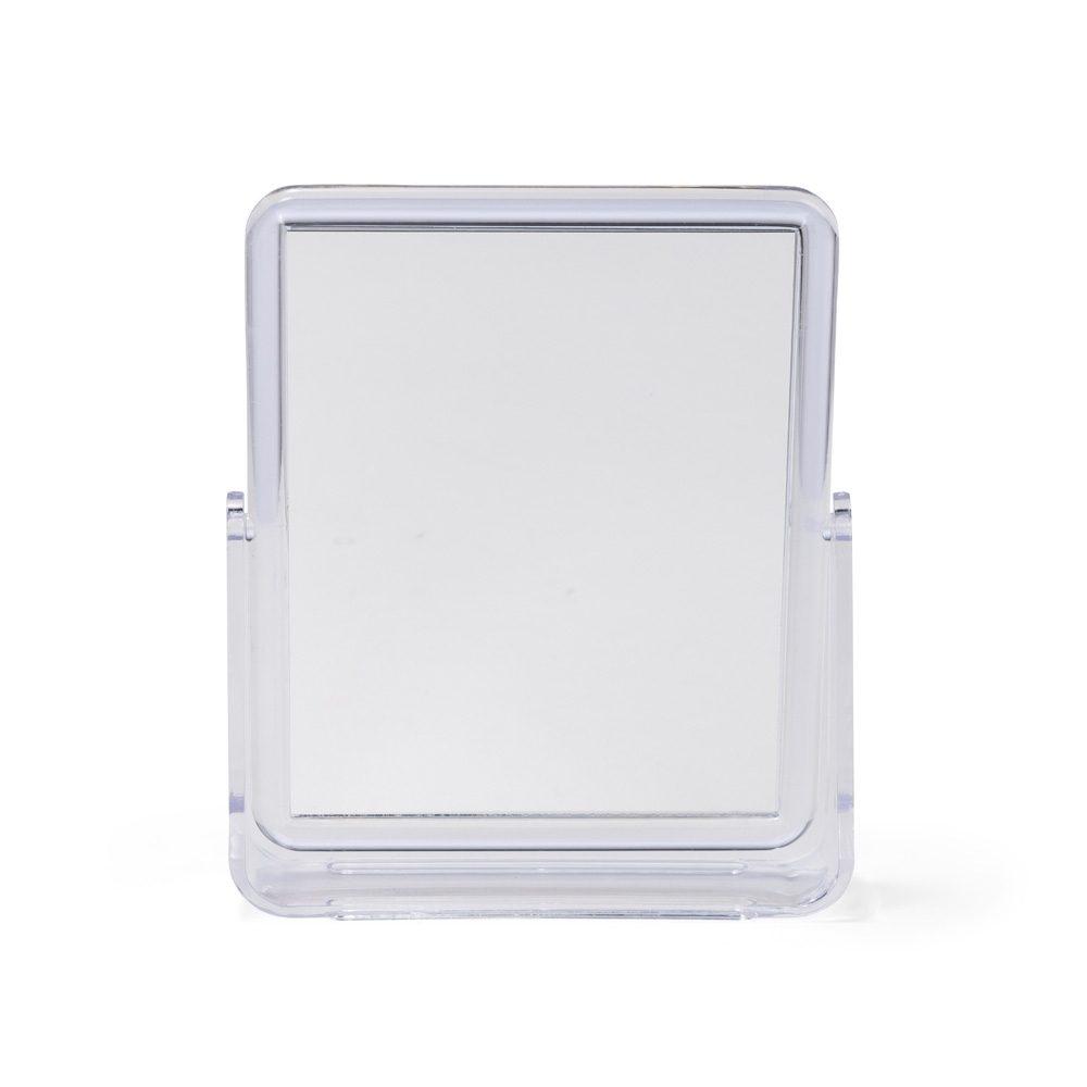 Espelho de mesa plástico BL1097 na cor Transparente, brinde personalizado Sky Brindes