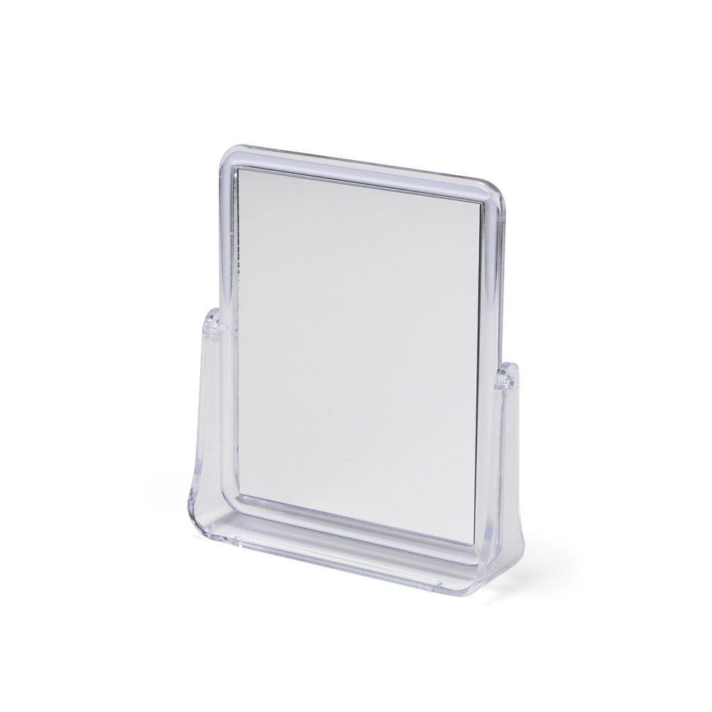Espelho de mesa plástico BL1097 na cor Transparente, brinde personalizado Sky Brindes