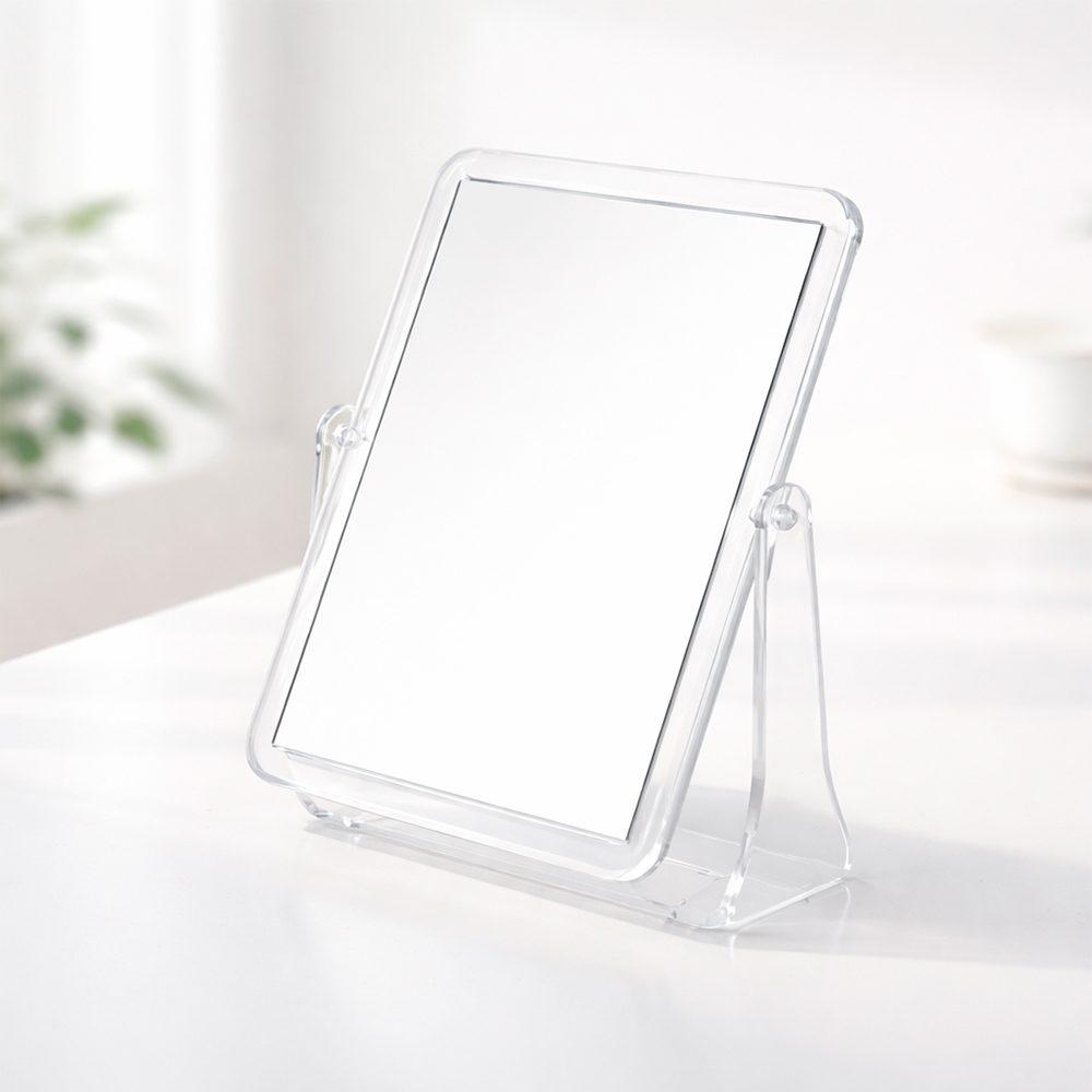Espelho de mesa plástico BL1097 na cor Transparente, brinde personalizado Sky Brindes