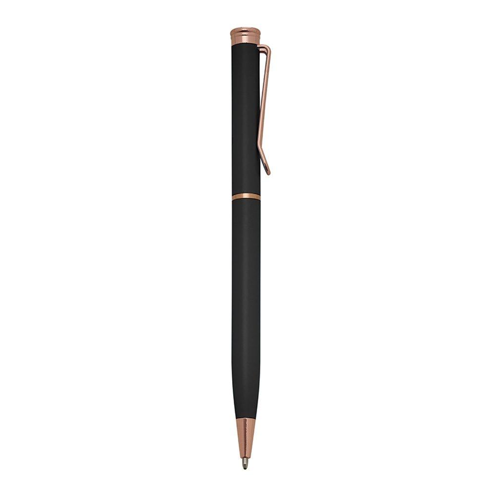 Caneta Metal CA0527 na cor Preto, brinde personalizado Sky Brindes