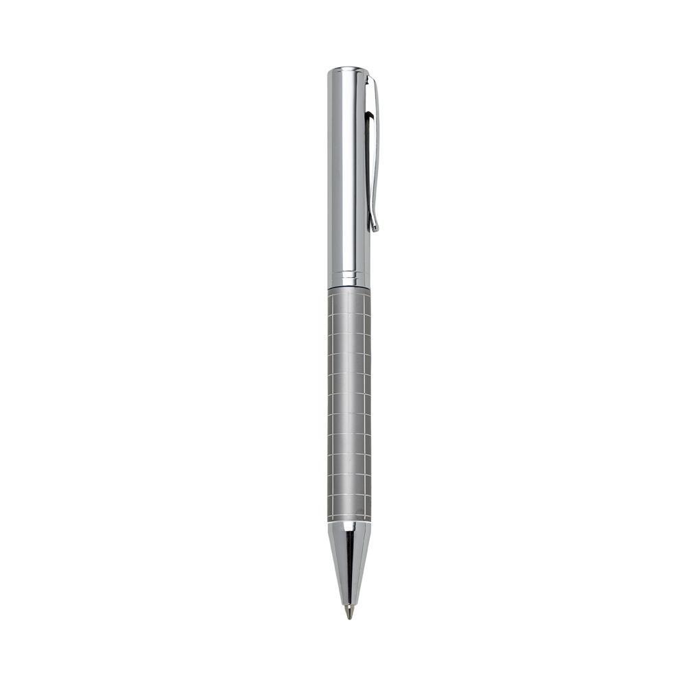 Caneta Metal CA1304 na cor Cromado, brinde personalizado Sky Brindes