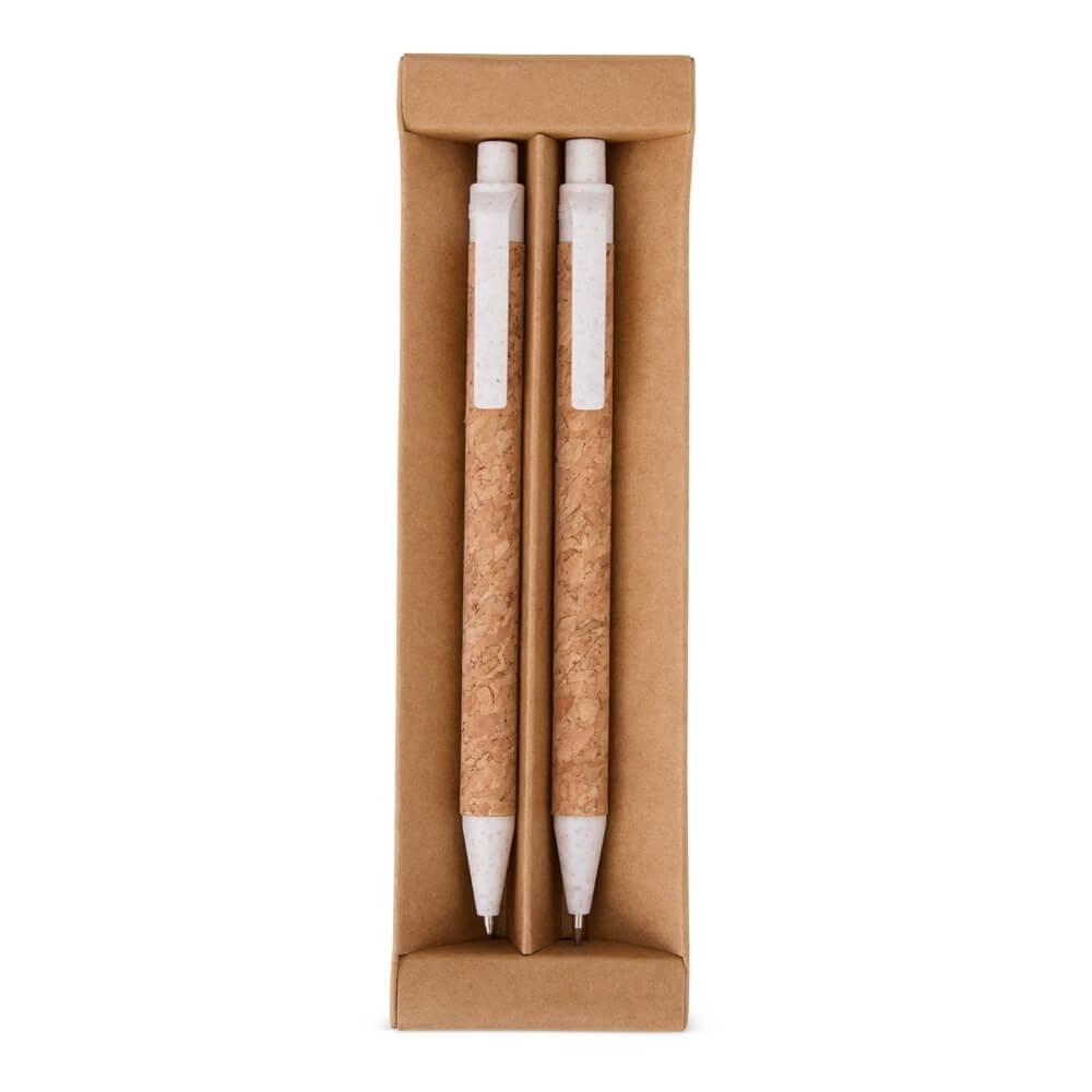 Kit Ecológico CA1478 na cor Branco, brinde personalizado Sky Brindes