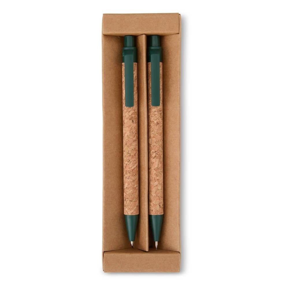 Kit Ecológico CA1478 na cor Verde escuro, brinde personalizado Sky Brindes