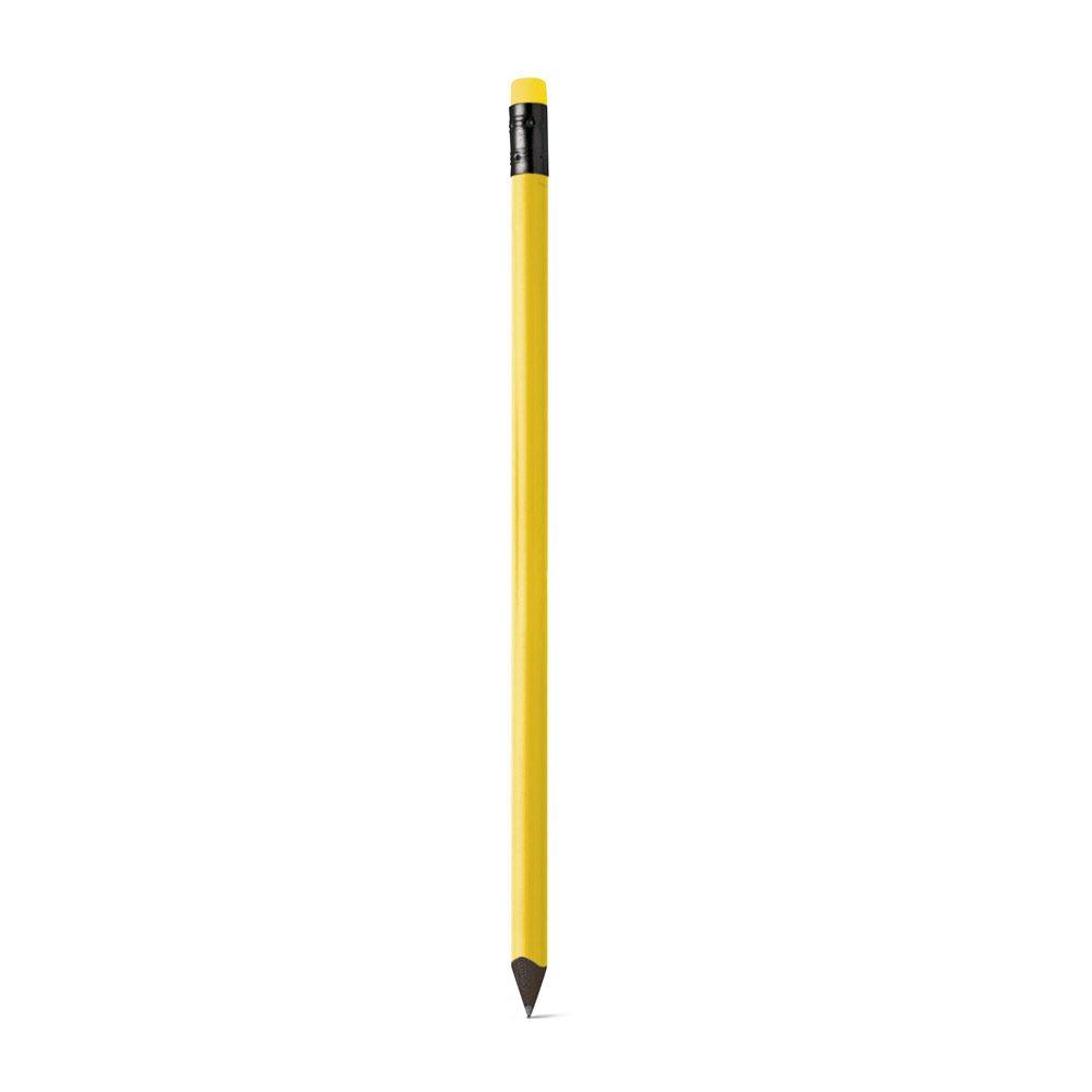 Lápis em resina CA1481 na cor Amarelo, brinde personalizado Sky Brindes