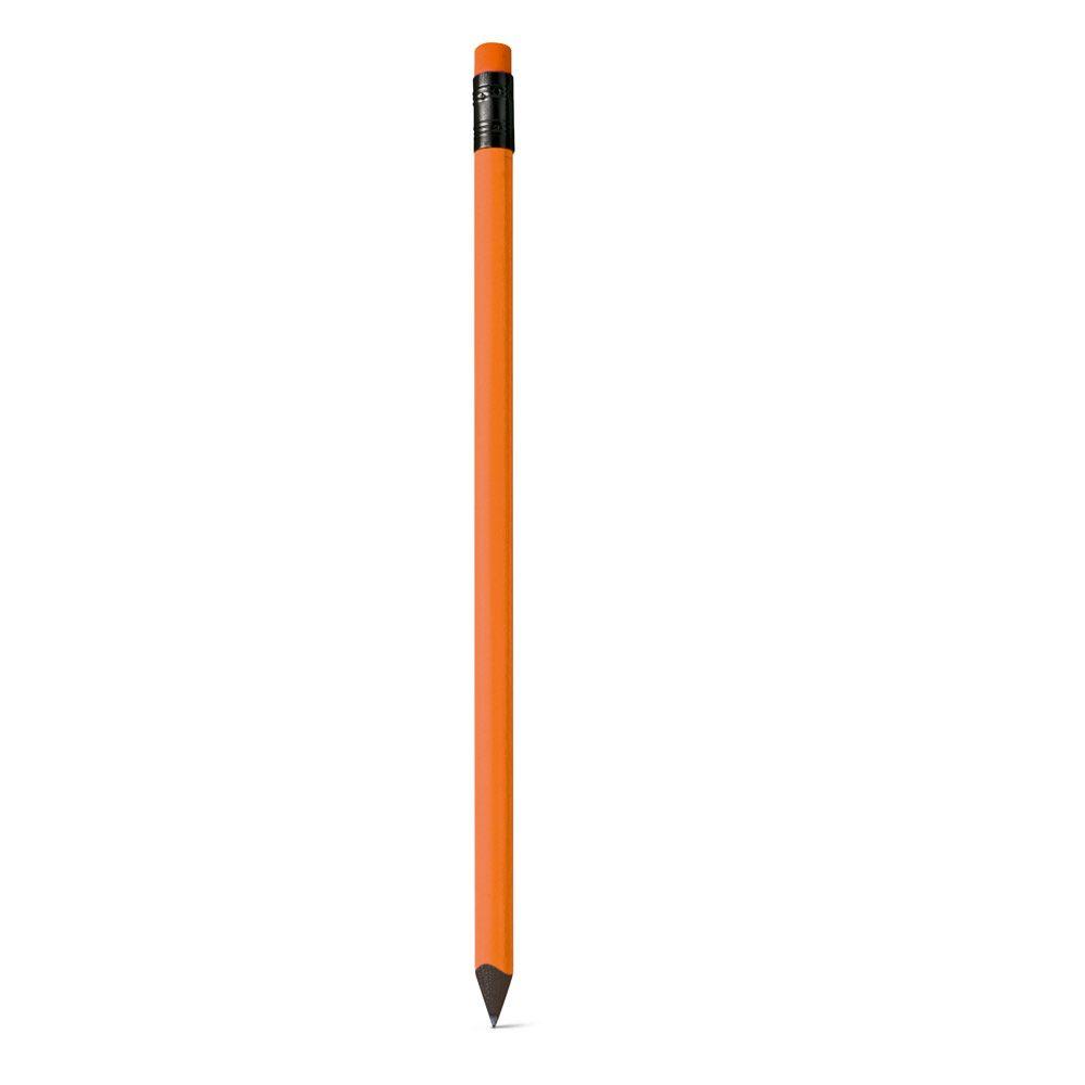 Lápis em resina CA1481 na cor Laranja, brinde personalizado Sky Brindes