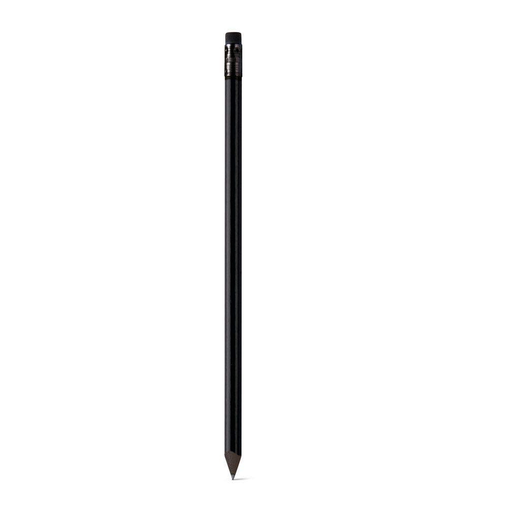 Lápis em resina CA1481 na cor Preto, brinde personalizado Sky Brindes