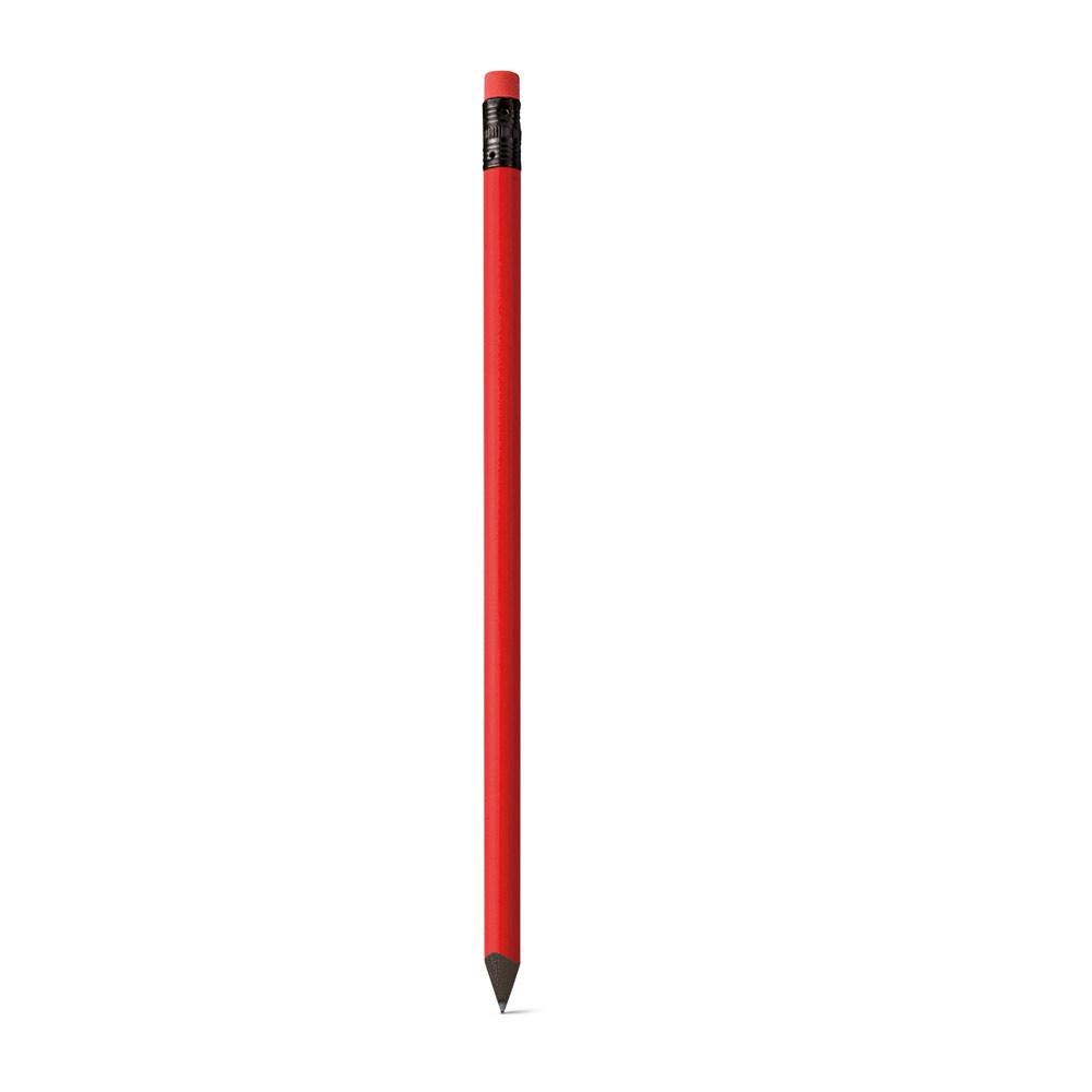 Lápis em resina CA1481 na cor Vermelho, brinde personalizado Sky Brindes