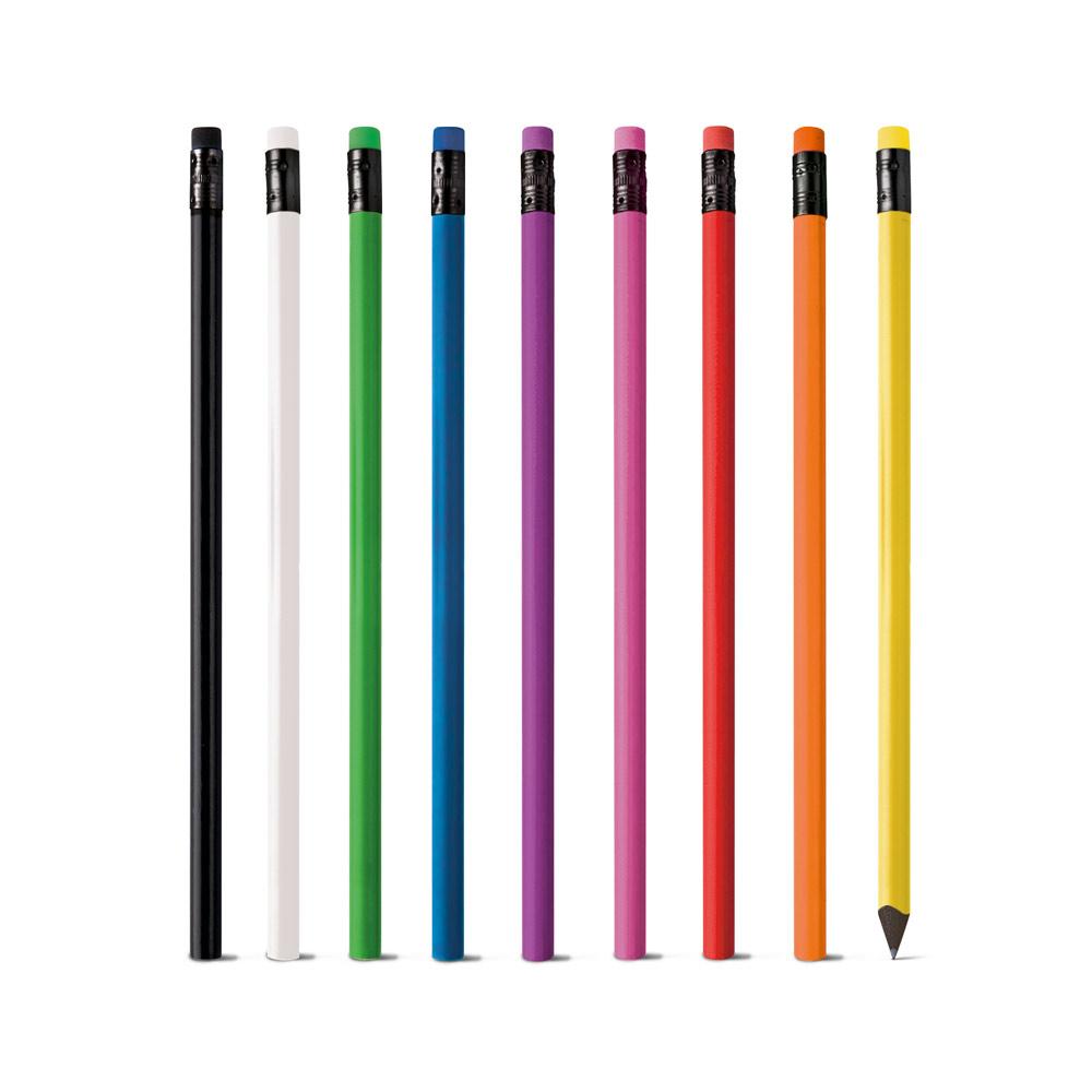 Lápis em resina CA1481 na cor Vermelho, brinde personalizado Sky Brindes