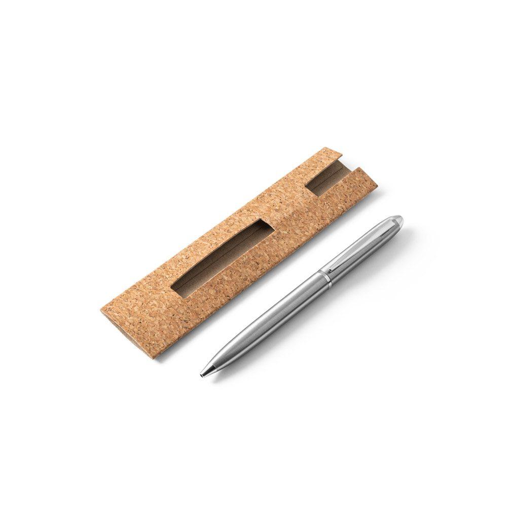 Caneta esferográfica com clipe CA1486 na cor Único, brinde personalizado Sky Brindes
