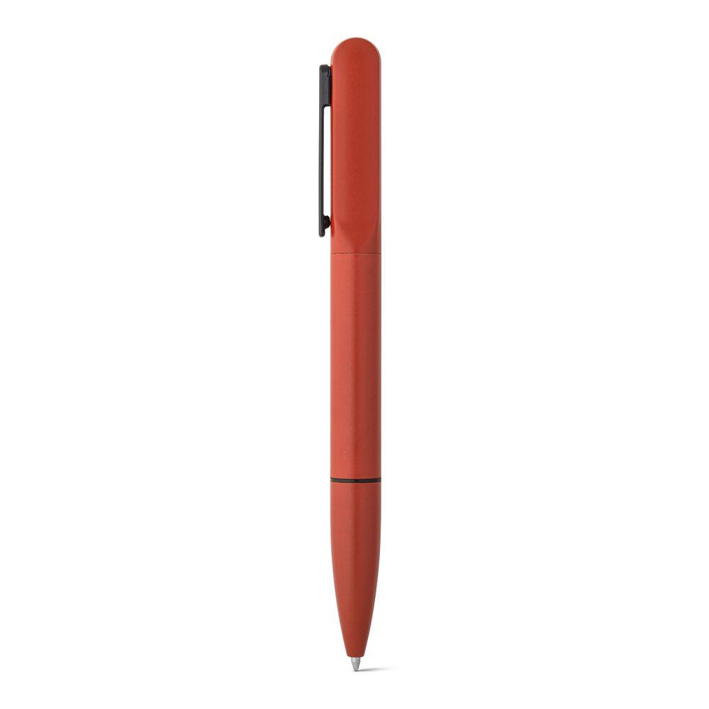 Caneta esferografica alumínio CA1488 na cor Bordo, brinde personalizado Sky Brindes