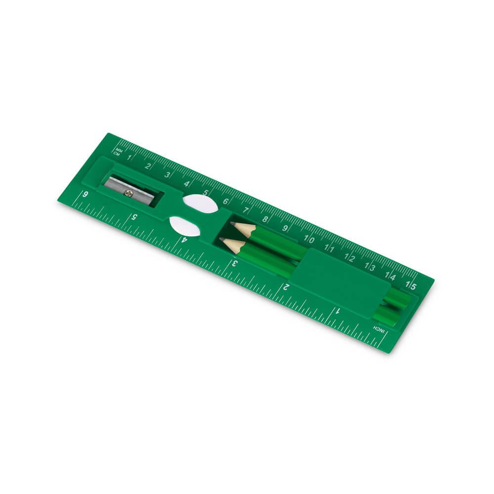 Kit de Escrita em Ps CA1495 na cor Verde, brinde personalizado Sky Brindes