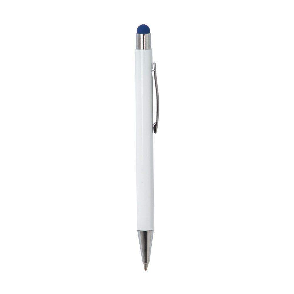 Caneta Metal Touch CA1501 na cor Azul escuro, brinde personalizado Sky Brindes