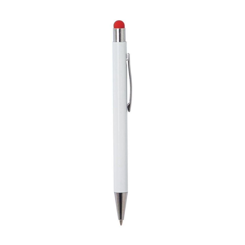 Caneta Metal Touch CA1501 na cor Vermelho, brinde personalizado Sky Brindes