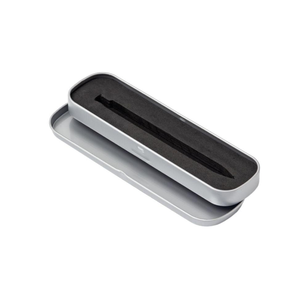 Estojo em Metal CA1502 na cor Prata, brinde personalizado Sky Brindes