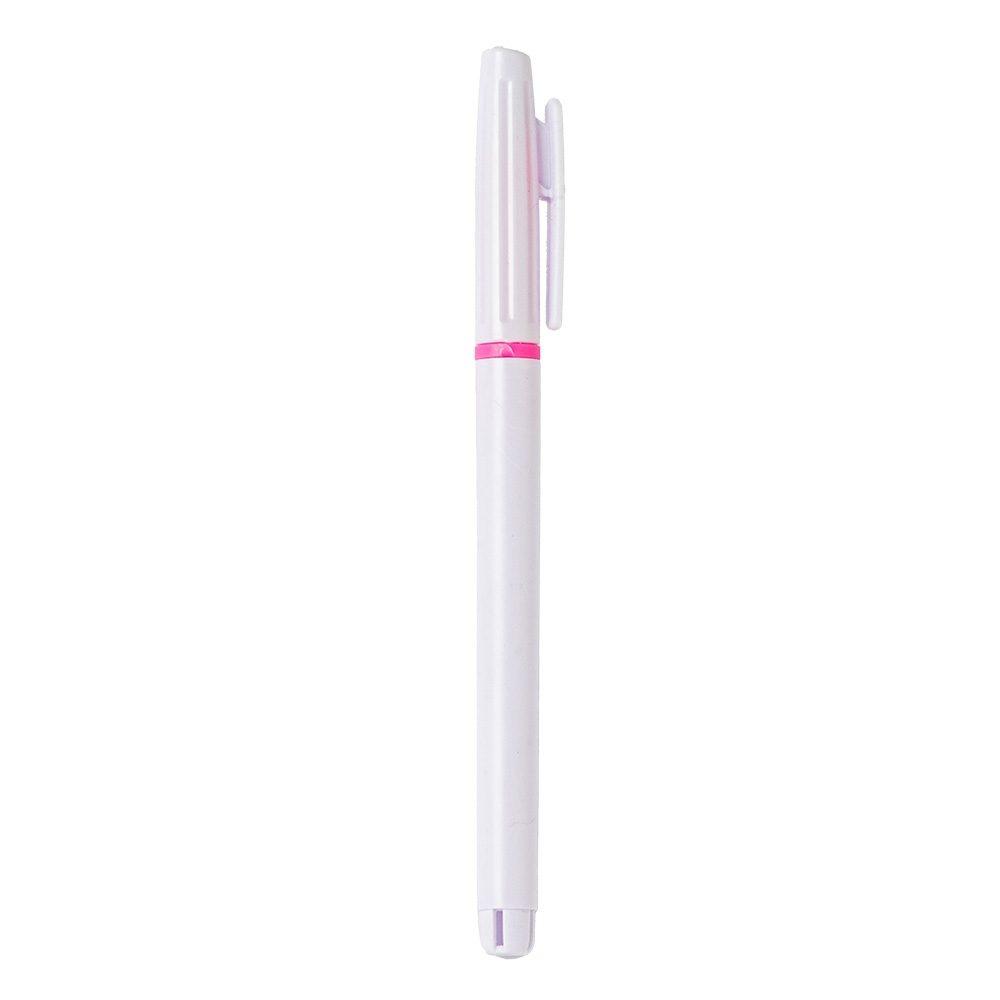 Caneta Plástica CA1503 na cor Rosa, brinde personalizado Sky Brindes