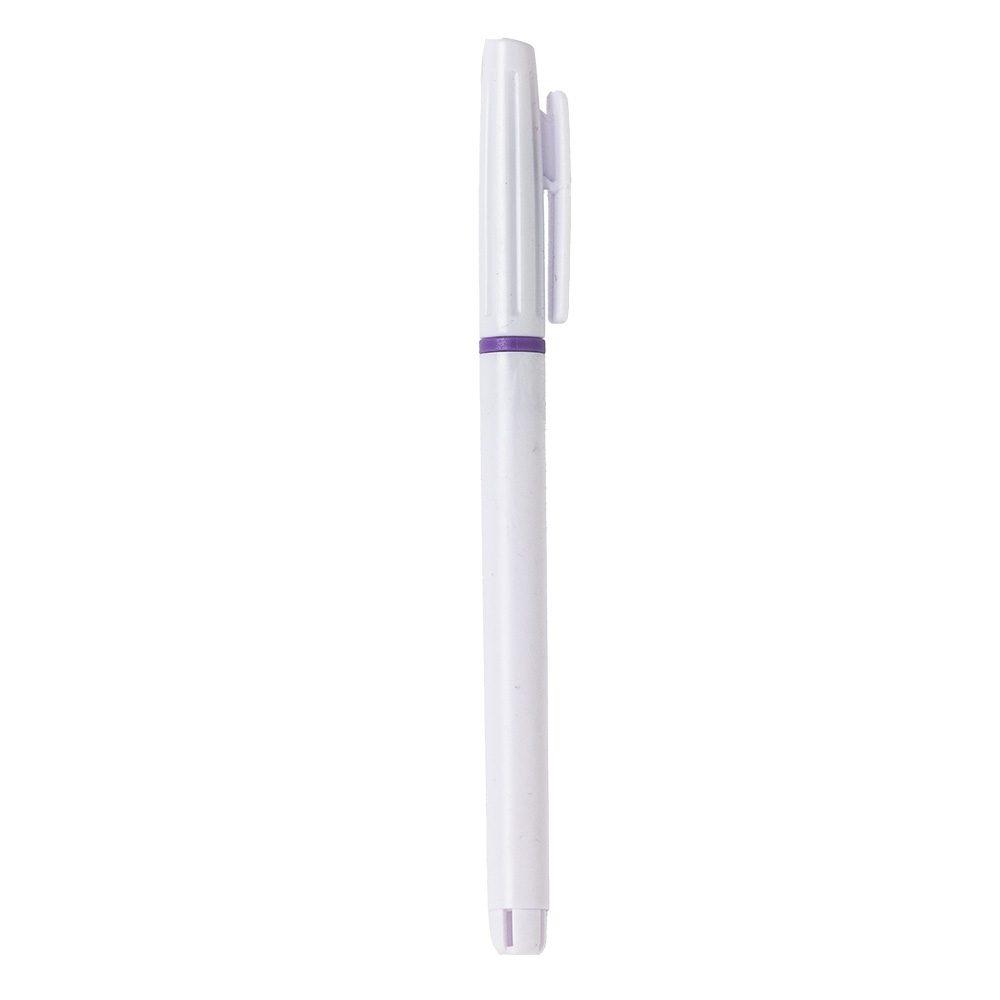 Caneta Plástica CA1503 na cor Roxo, brinde personalizado Sky Brindes