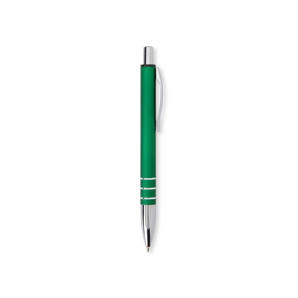 Caneta Metálica CA1512 na cor Verde escuro, brinde personalizado Sky Brindes