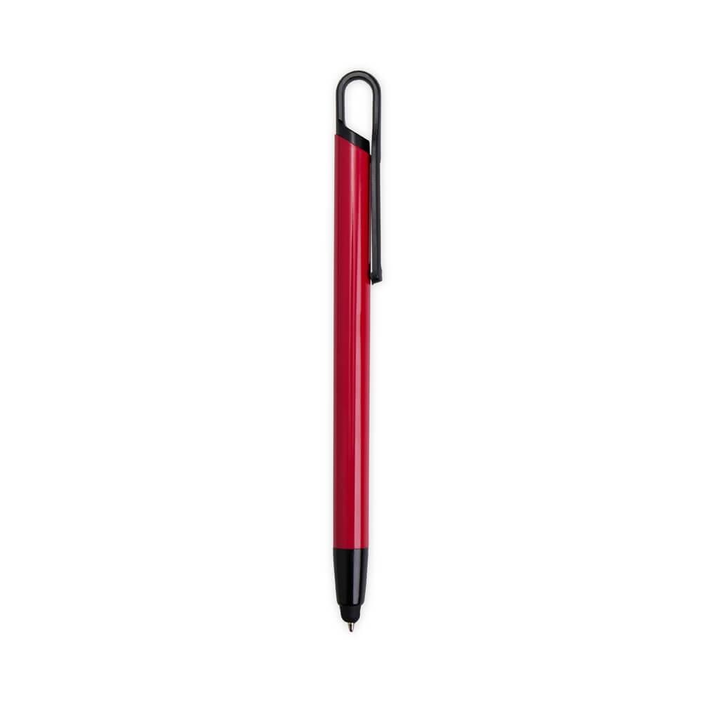 Caneta Metal Touch CA1515 na cor Vermelho, brinde personalizado Sky Brindes