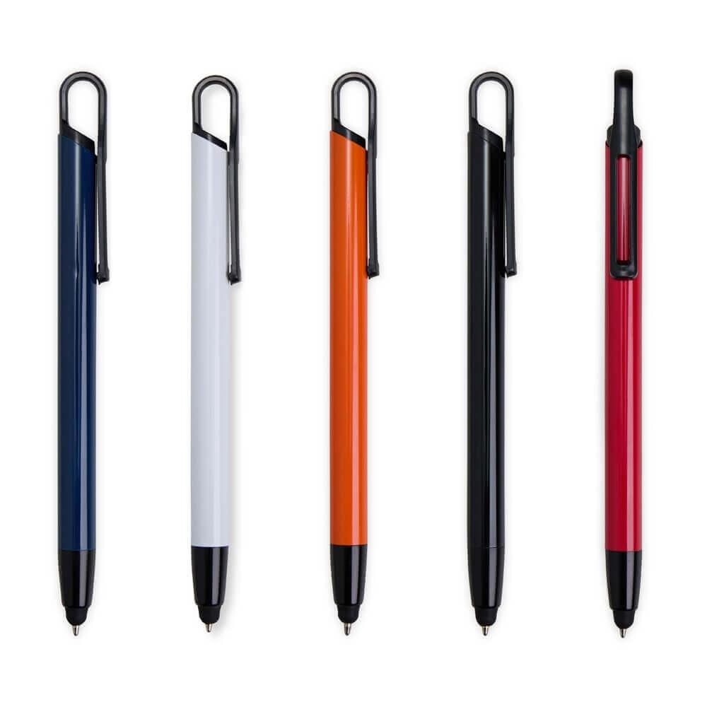 Caneta Metal Touch CA1515 na cor Preto, brinde personalizado Sky Brindes