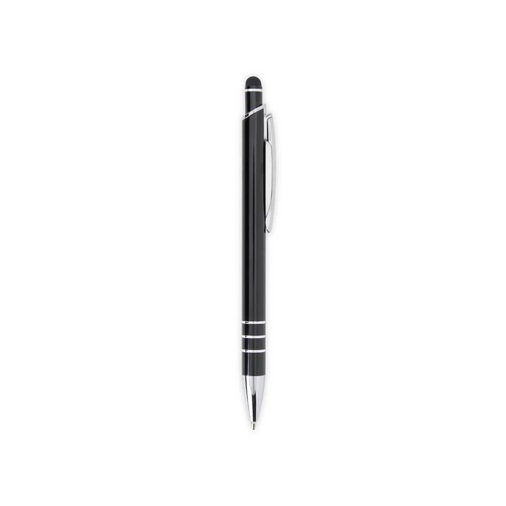 Caneta Metal Touch CA1517 na cor Preto, brinde personalizado Sky Brindes