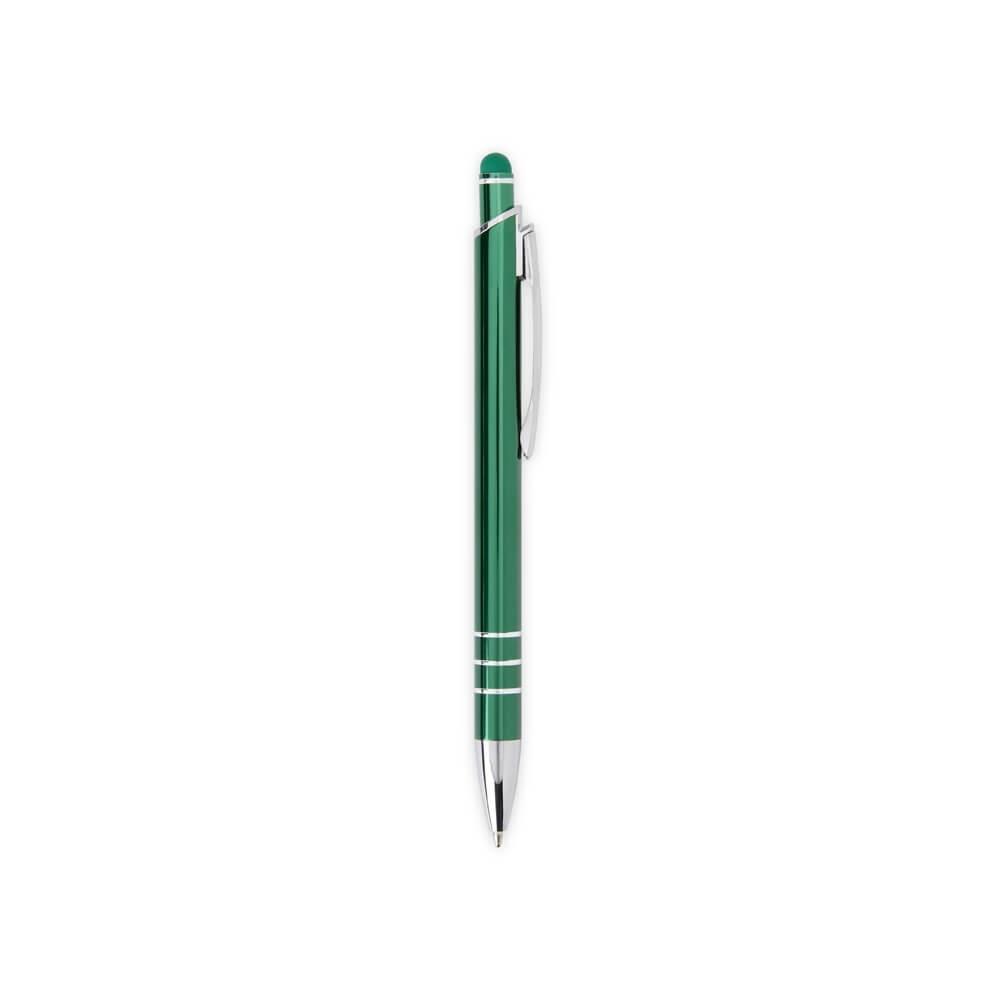 Caneta Metal Touch CA1517 na cor Verde, brinde personalizado Sky Brindes