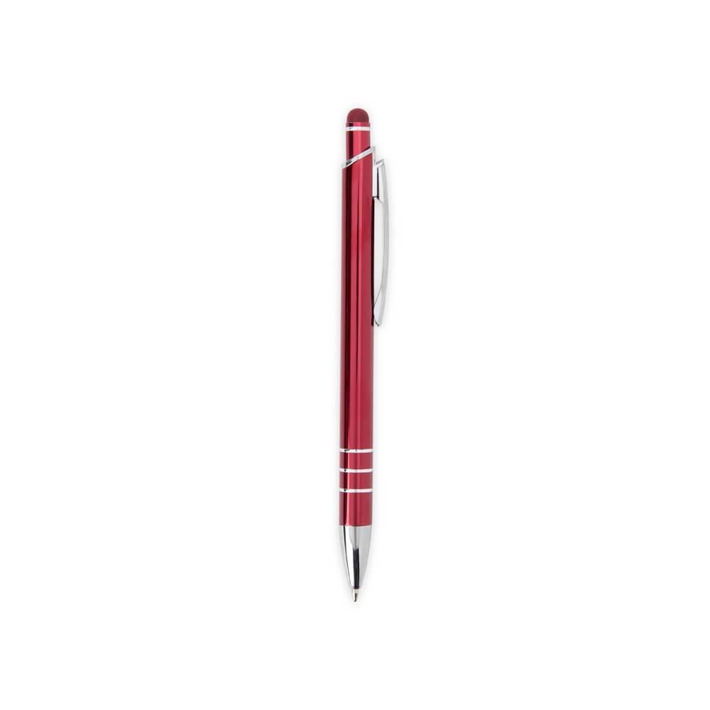 Caneta Metal Touch CA1517 na cor Vermelho, brinde personalizado Sky Brindes