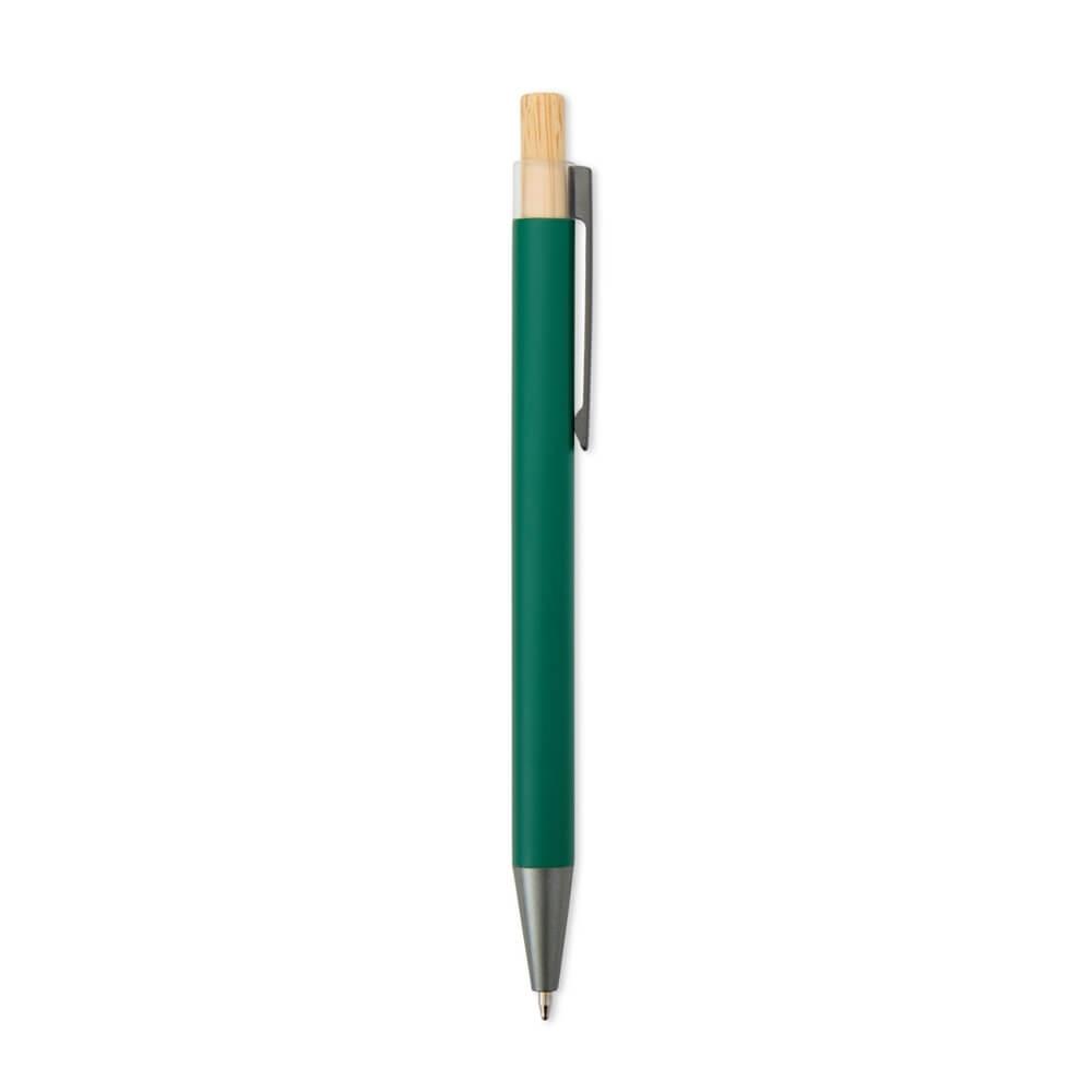Caneta Metálica CA1519 na cor Verde escuro, brinde personalizado Sky Brindes