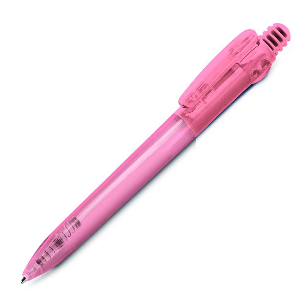 Caneta Plástica CA1522 na cor Rosa, brinde personalizado Sky Brindes