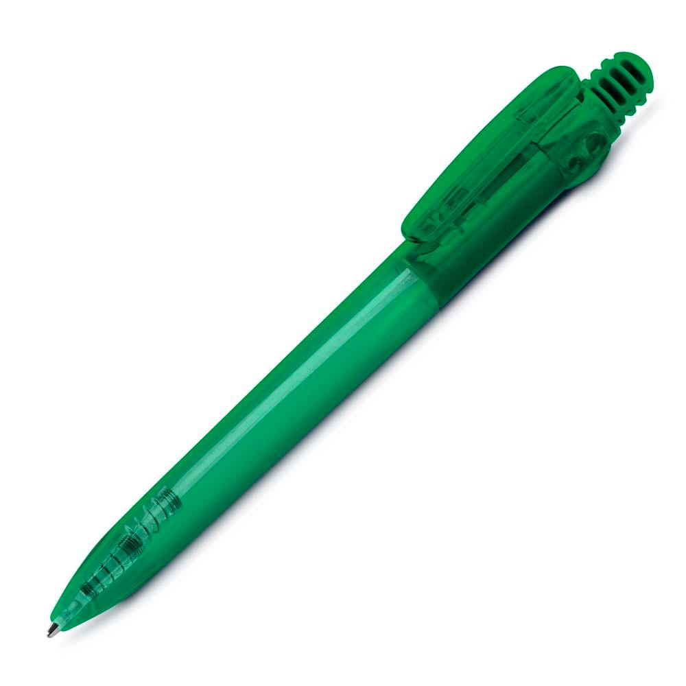 Caneta Plástica CA1522 na cor Verde, brinde personalizado Sky Brindes