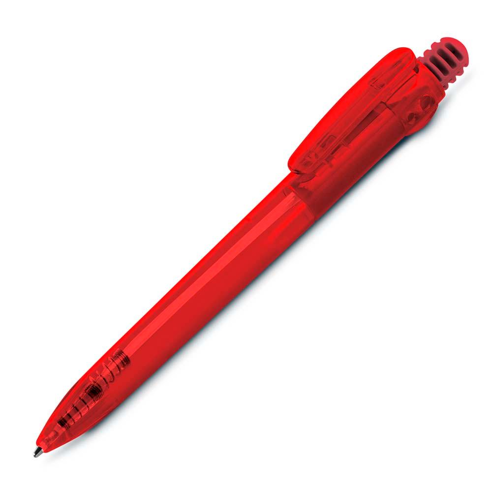 Caneta Plástica CA1522 na cor Vermelho, brinde personalizado Sky Brindes