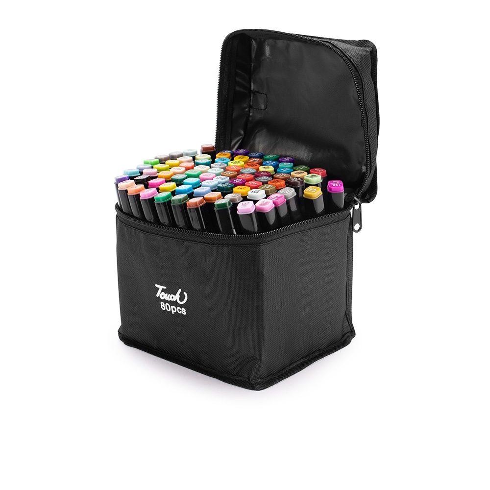 Kit Canetinhas 80 Cores CA1533 na cor Único, brinde personalizado Sky Brindes