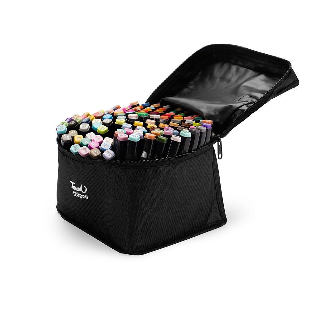 Kit Canetinhas 120 Cores CA1538 na cor Único, brinde personalizado Sky Brindes