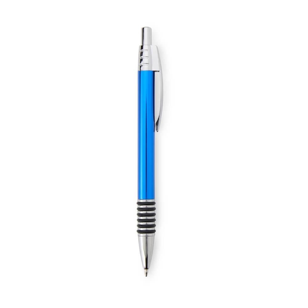 Caneta Metal CA1542 na cor Azul, brinde personalizado Sky Brindes